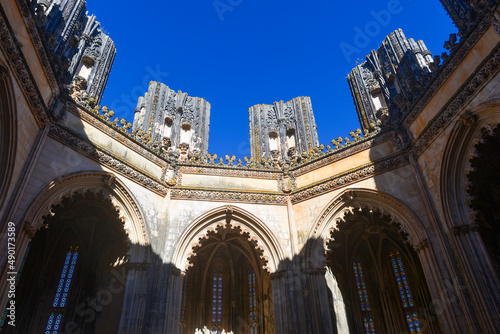 Kapellenanlage im Kloster von Batalha, Portugal photo