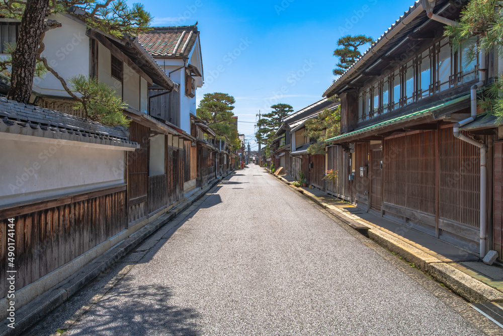 滋賀県　近江八幡の町並み