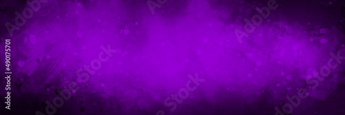 Royal purple background with texture grunge, old vintage paint spatter, black and purple color design, antique dark retro template