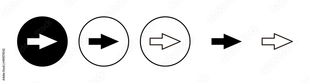 Arrow icons set. Arrow sign and symbol for web design. Arrow icons set. Arrow sign and symbol for web design.