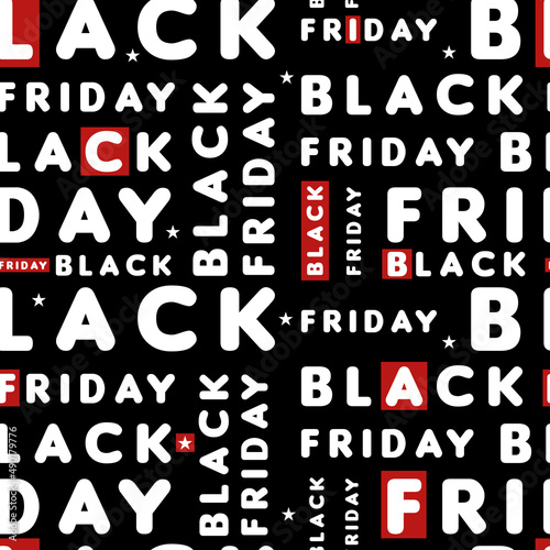 Black friday template with text Vector