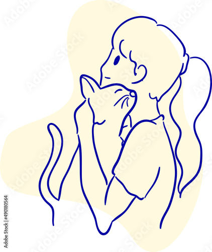 design vector men women and cat dog