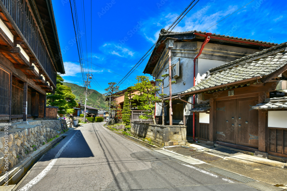 長野県 中山道 和田宿の町並み 長野県 中山道 和田宿の町並み