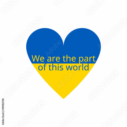 save Ukraine and Ukraine is the part of this world