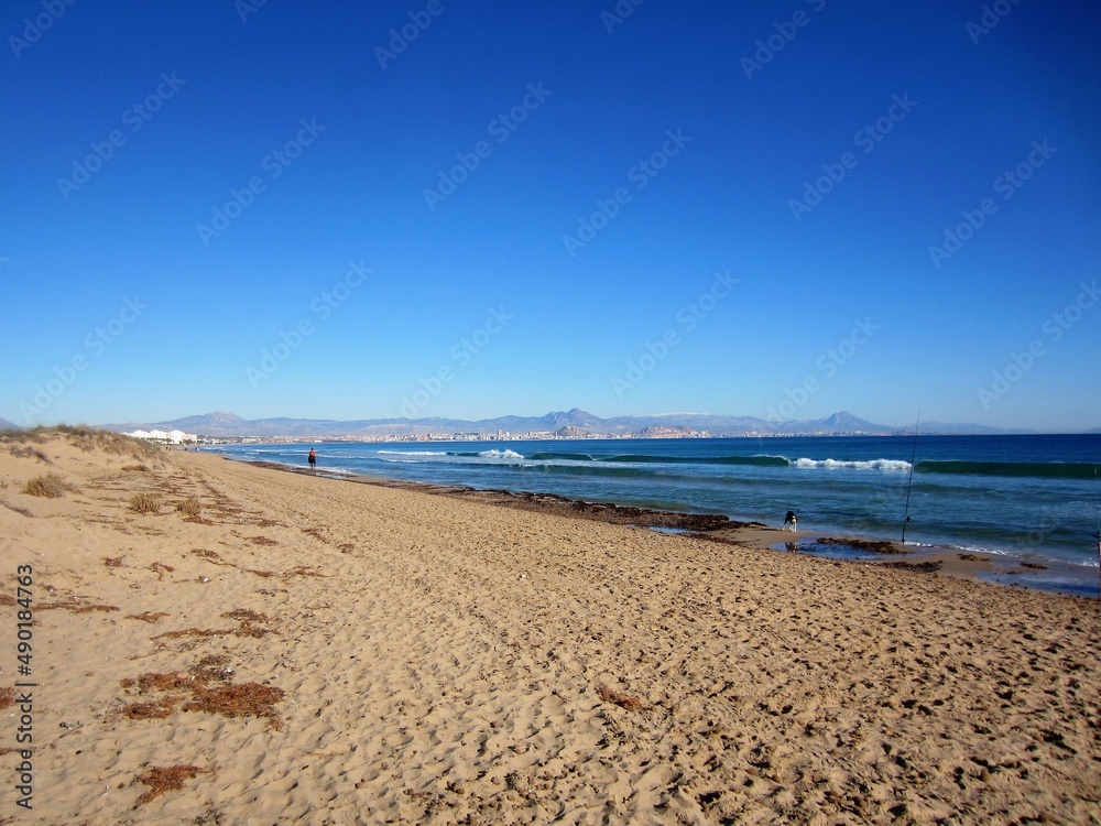 Alicante beach scene