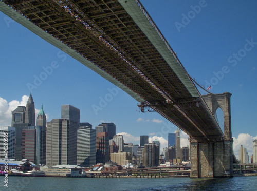 Brooklyn Bridge looking northwest photo