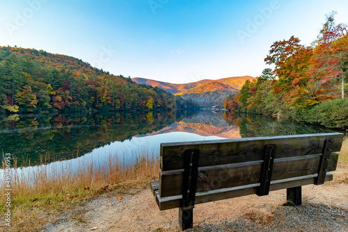 Fototapeta Naklejka Na Ścianę i Meble -  Beautiful view of Vogel state park, Georgia
