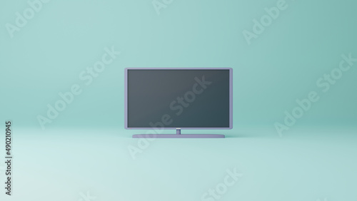 おしゃれでかわいいテレビのCGイラスト 電源オフ