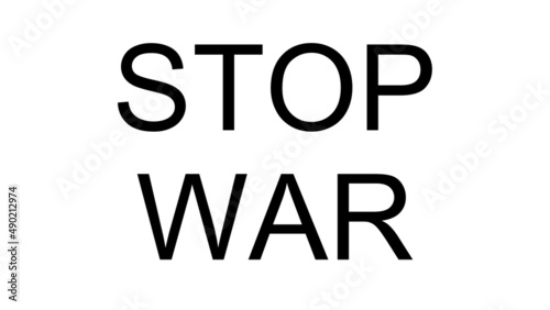 Stop war for world peace