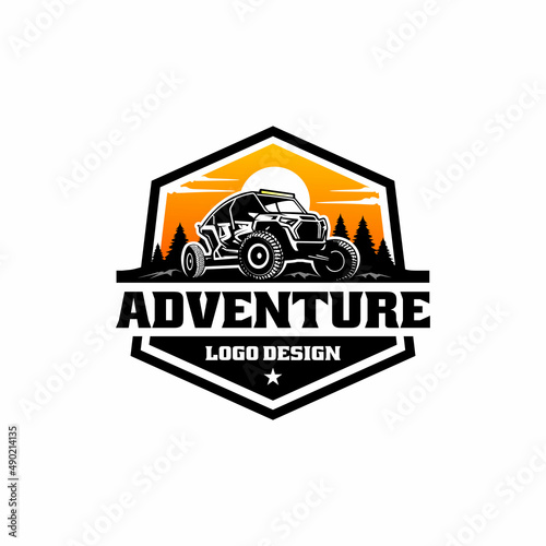 off road buggy UTV logo vector