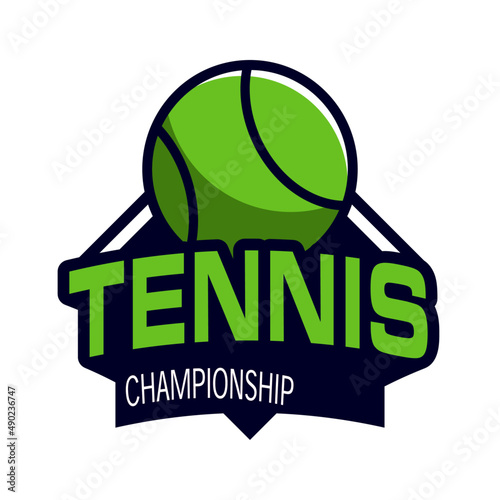 tennis logo design, sports logo