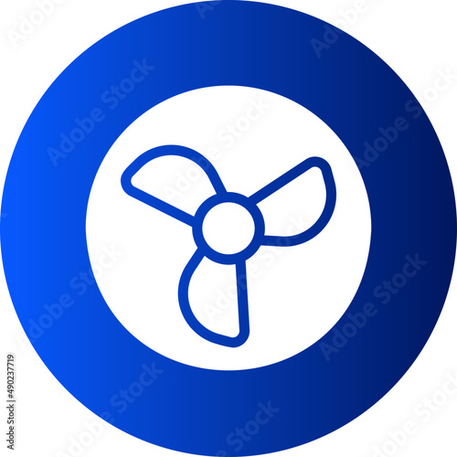 fan gradient icon