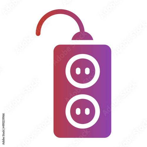 power strip gradient icon