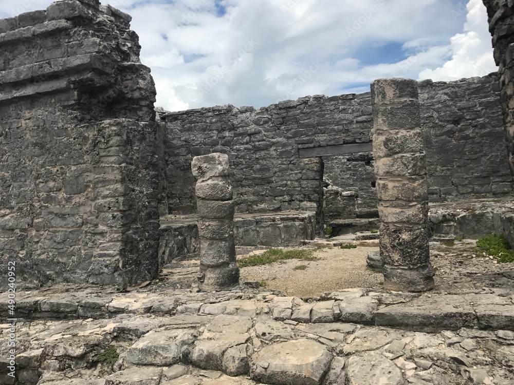 ruins of the temple