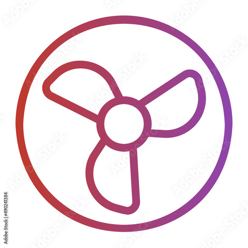fan gradient icon