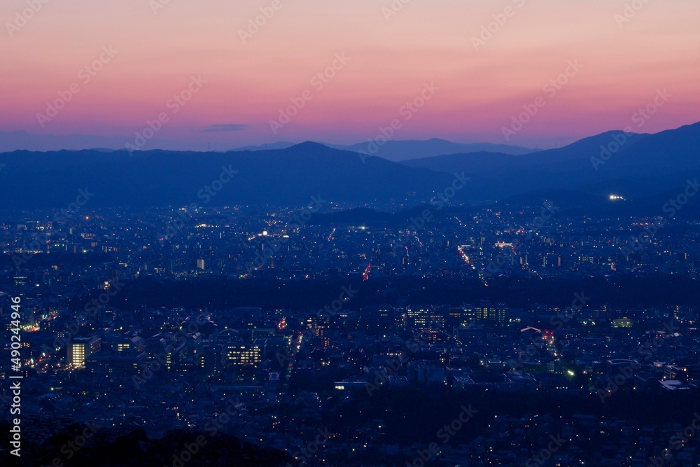 Sunset on Kyoto