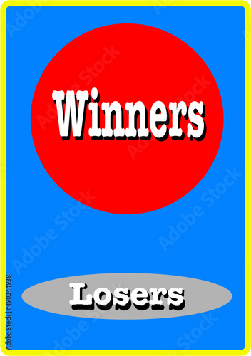 winners losers concept
