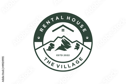 Mountain view with cabin for family village house rent
