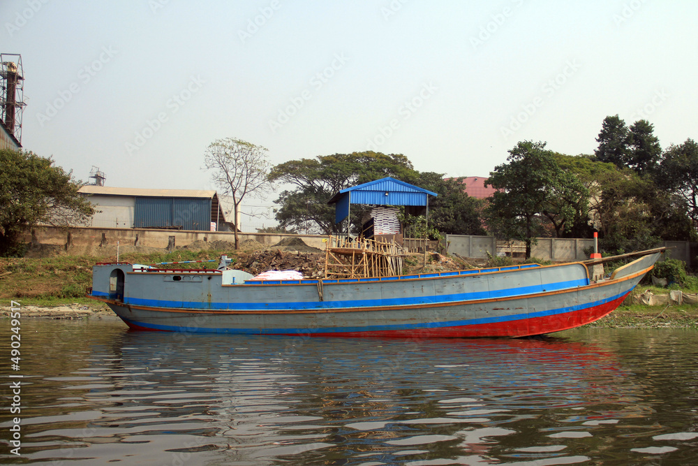 Fototapeta premium boats on the river
