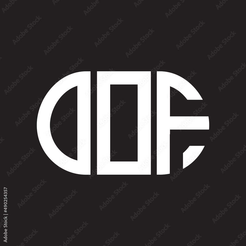 OOF letter logo design on black background. OOF creative initials letter logo concept. OOF letter design. OOF letter logo design on black background. OOF creative initials letter logo concept. OOF letter design.