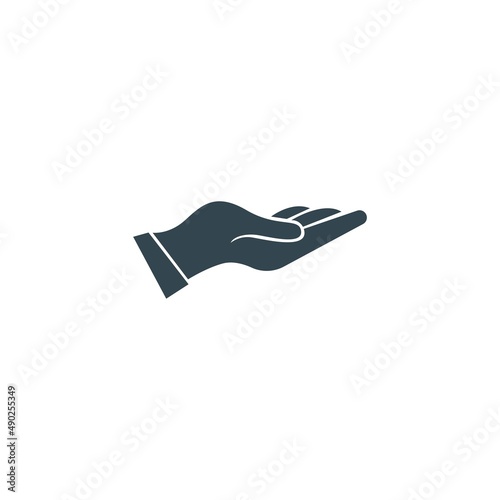 Hand symbol icon illustration template