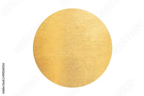 Gold circle hand paint background