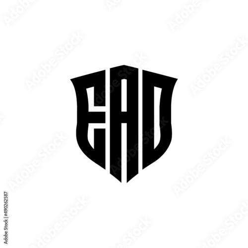 EAD letter logo design with white background in illustrator, vector logo modern alphabet font overlap style. calligraphy designs for logo, Poster, Invitation, etc.