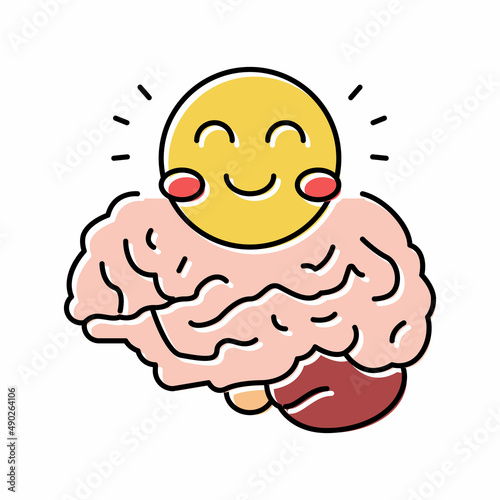 pediatric neurosurgery color icon vector illustration