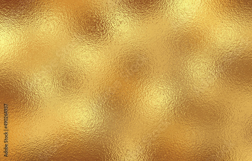 Shiny glossy gold foil texture background. Metallic surface wallpaper vector illustration for prints, cmyk color mode .