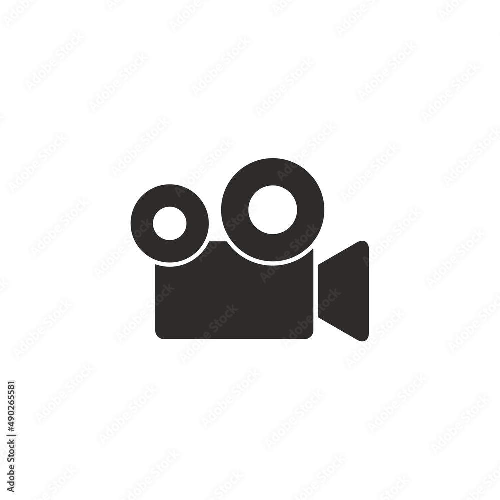 video camera icon, movie camera, vector illustration video camera icon, movie camera, vector illustration