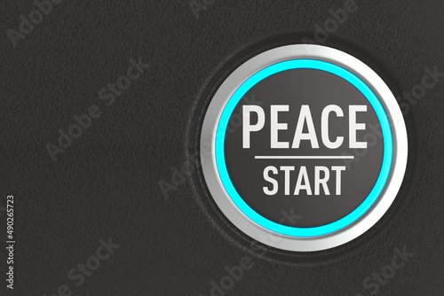 push button with text start...