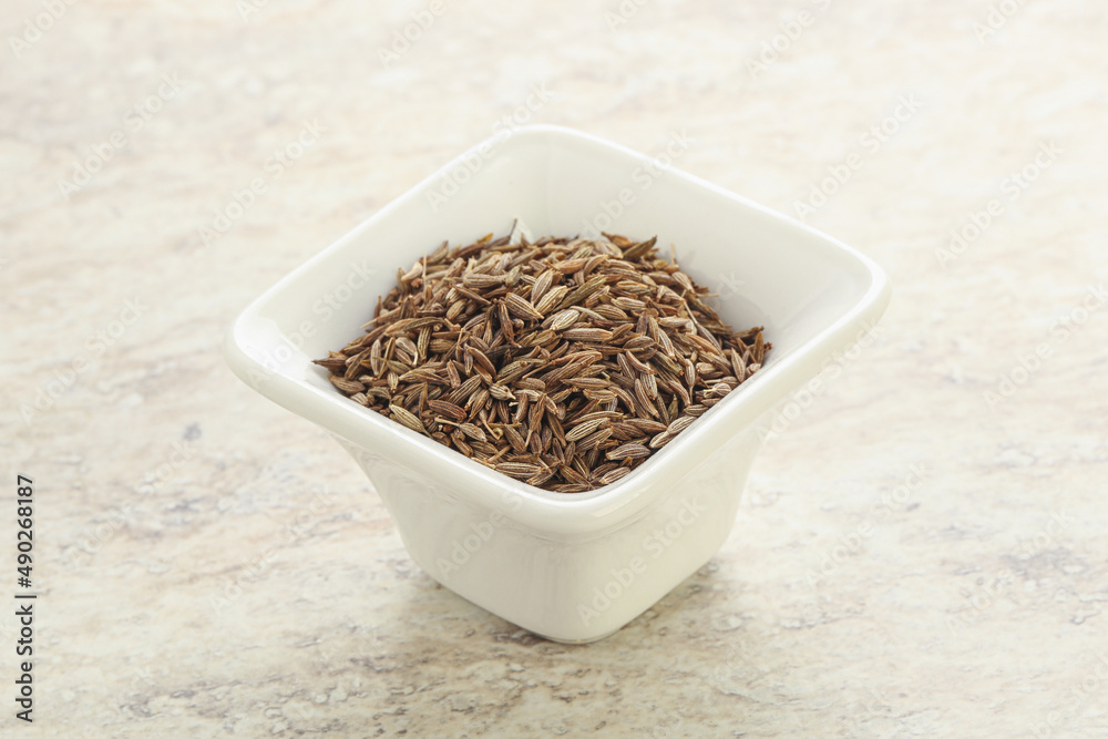 Zira seeds in the bowl