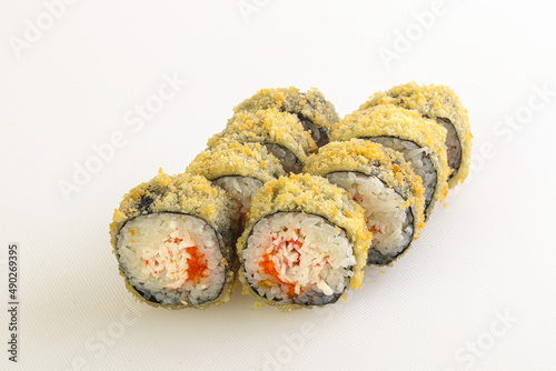 Japanese tempura roll with fish © Andrei Starostin