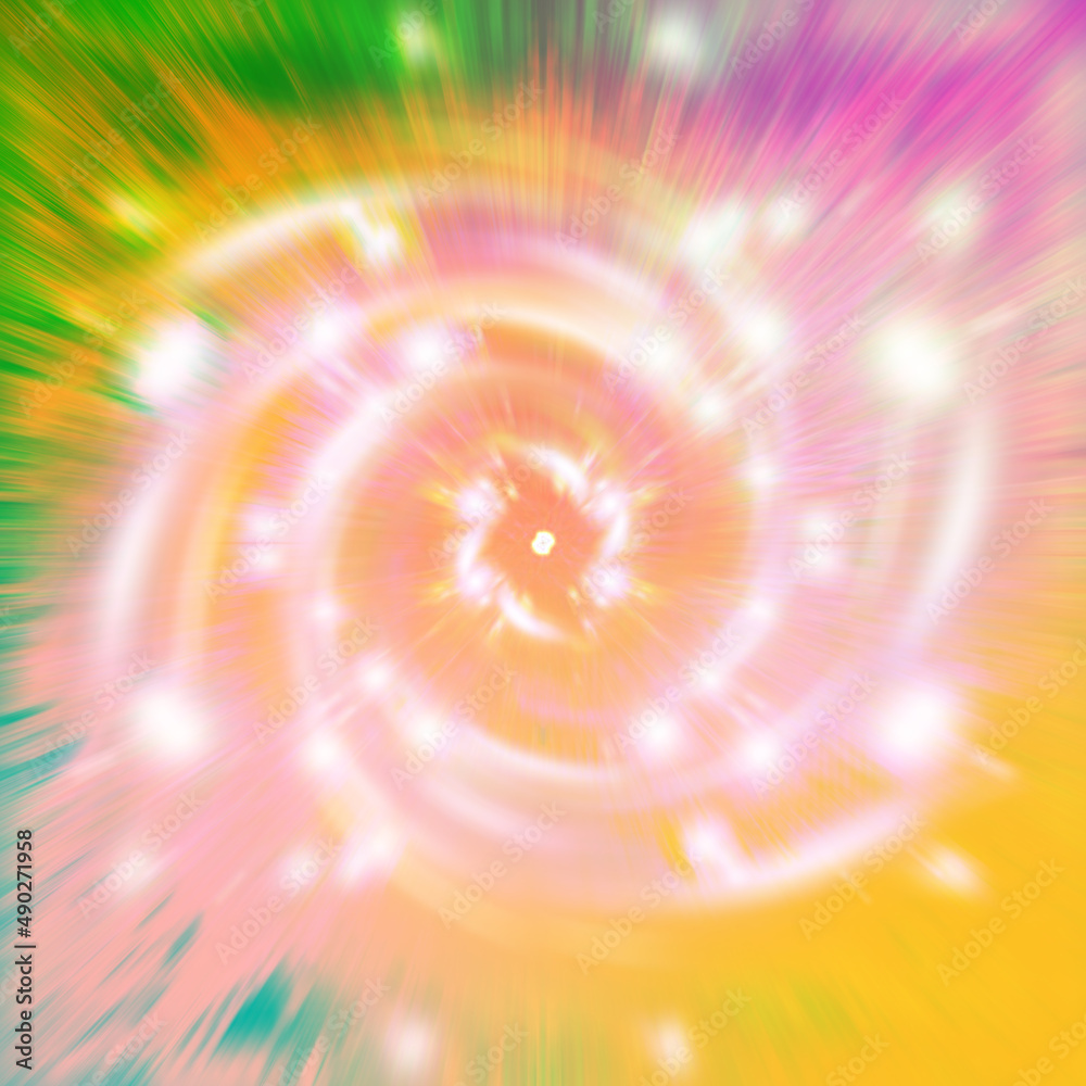 Obraz premium Abstract psychedelic spiral shape background image.