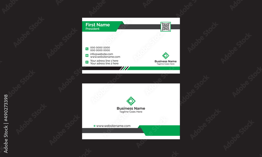 Modern Creative and Clean Business Card Template Modern Creative and Clean Business Card Template