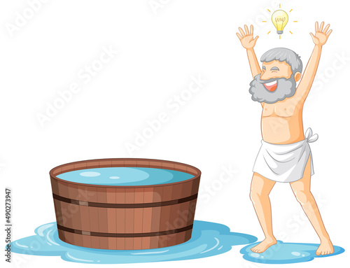 Happy Archimedes and the bathtub