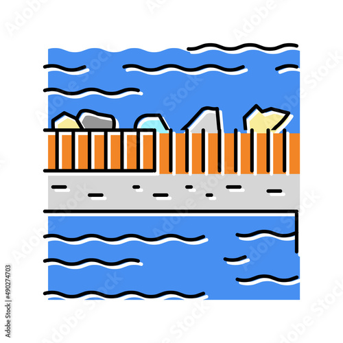 filtration water color icon vector illustration photo