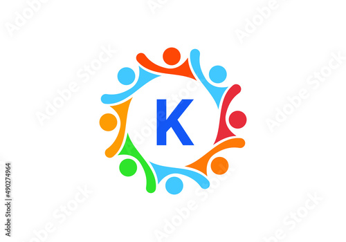 this is a letter K logo design