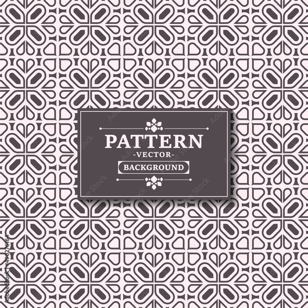 flat flower pattern design background