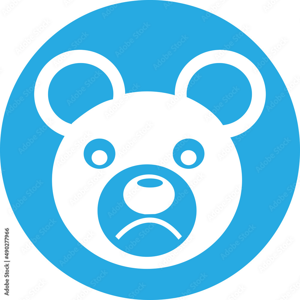 Bear Icon sign symbol design