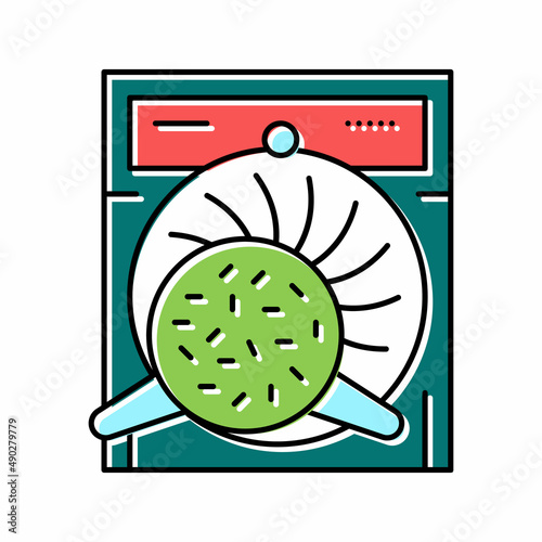 twisting tea color icon vector illustration