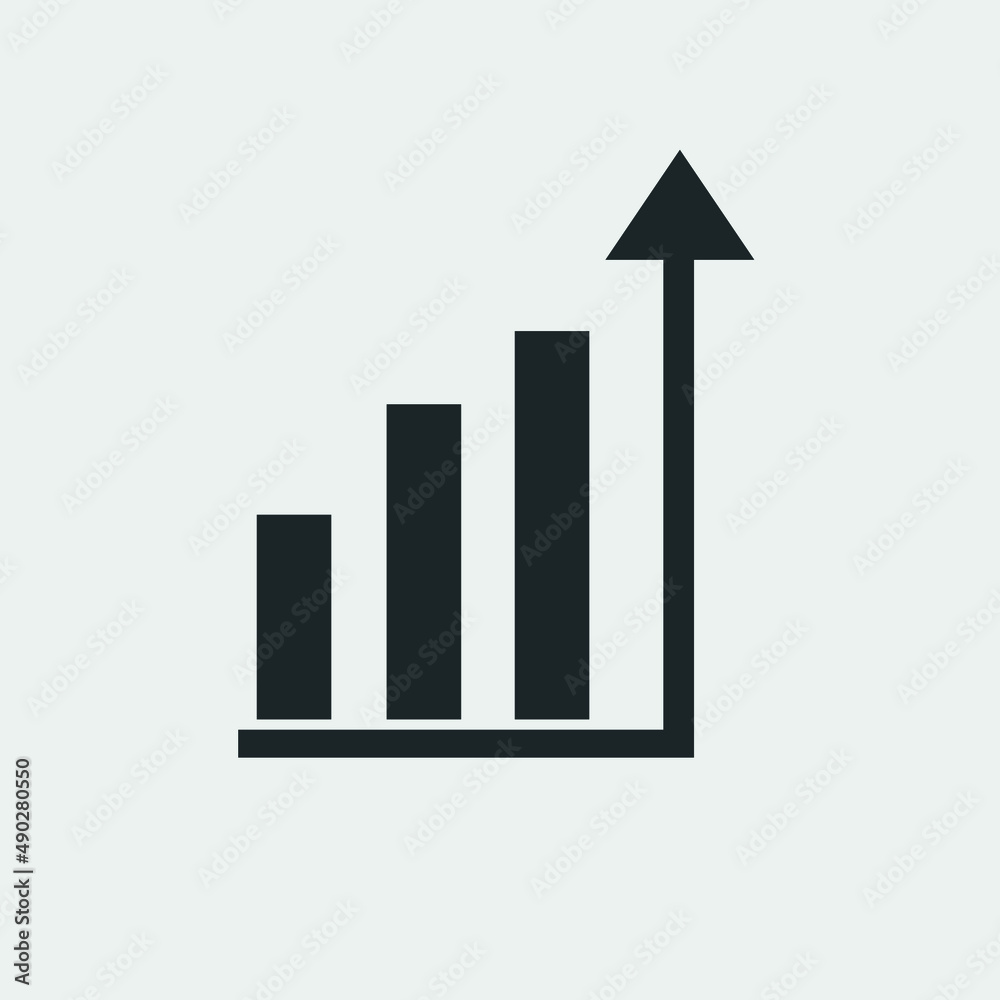Growth growing vector icon illustration sign Growth growing vector icon illustration sign
