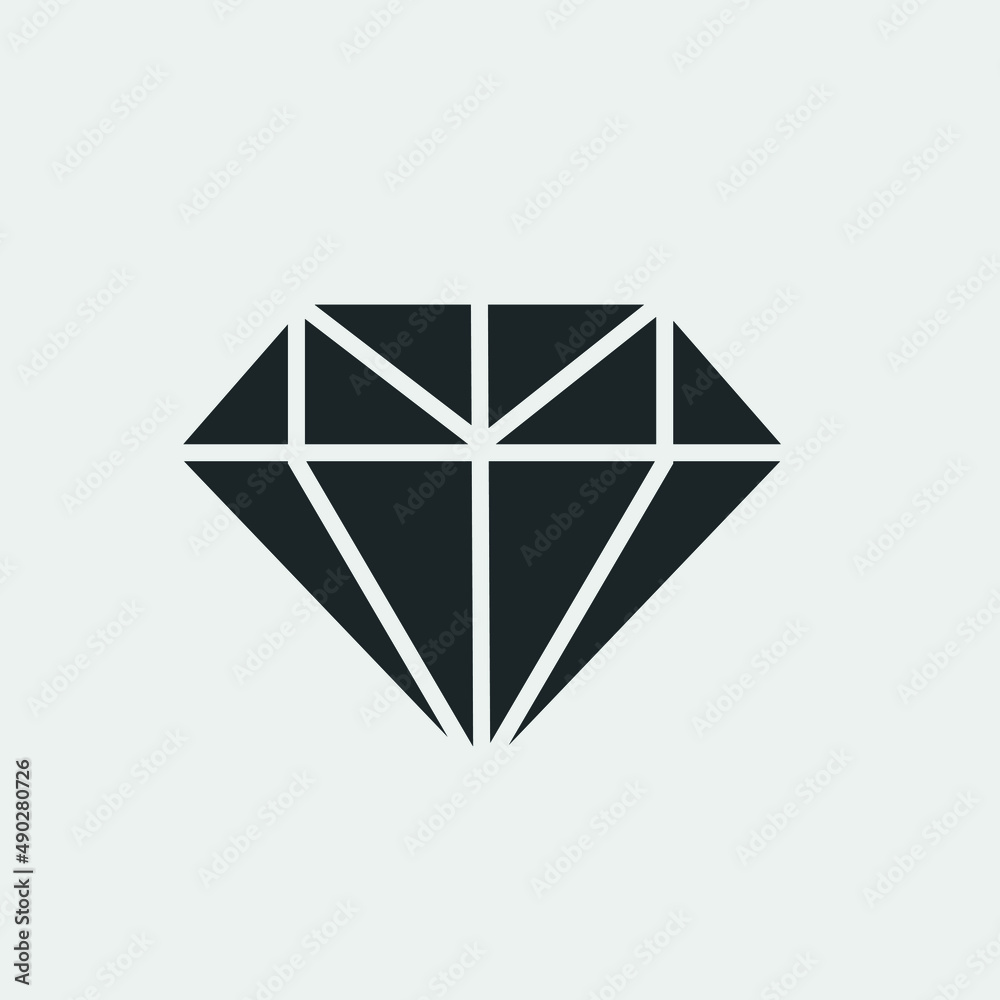 Jewel vector icon illustration sign