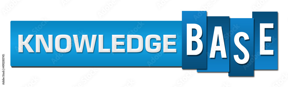 Knowledge Base Blue Stripes Bar Horizontal Knowledge Base Blue Stripes Bar Horizontal