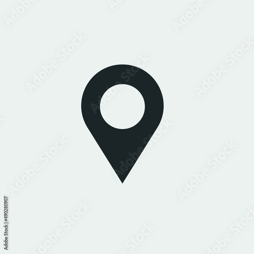 Map vector icon illustration sign