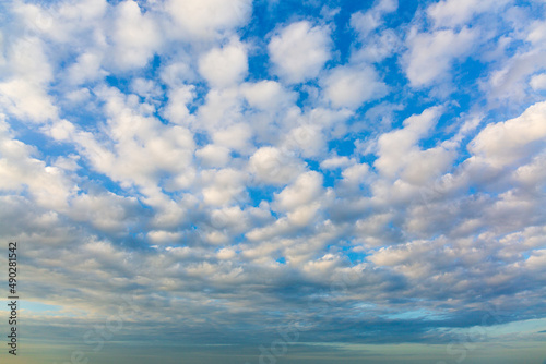 Clouds and sky,Blue sky with cloud,summer sky,nature background © banjongseal324