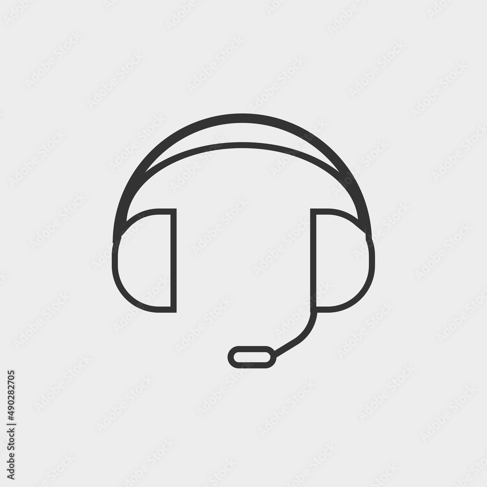 Support service vector icon illustration sign Support service vector icon illustration sign