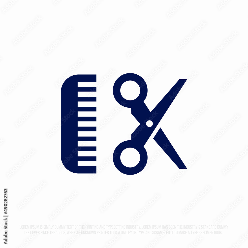 Professional logo for the barbershop, in a modern style Professional logo for the barbershop, in a modern style