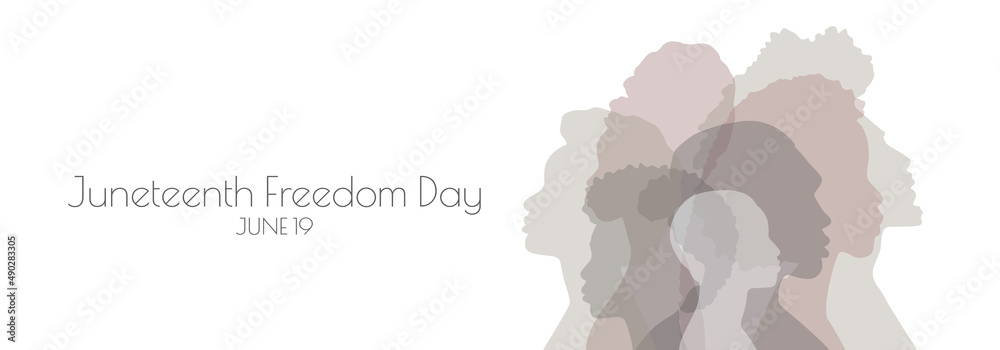 Juneteenth - Freedom Day banner. - obrazy, fototapety, plakaty 