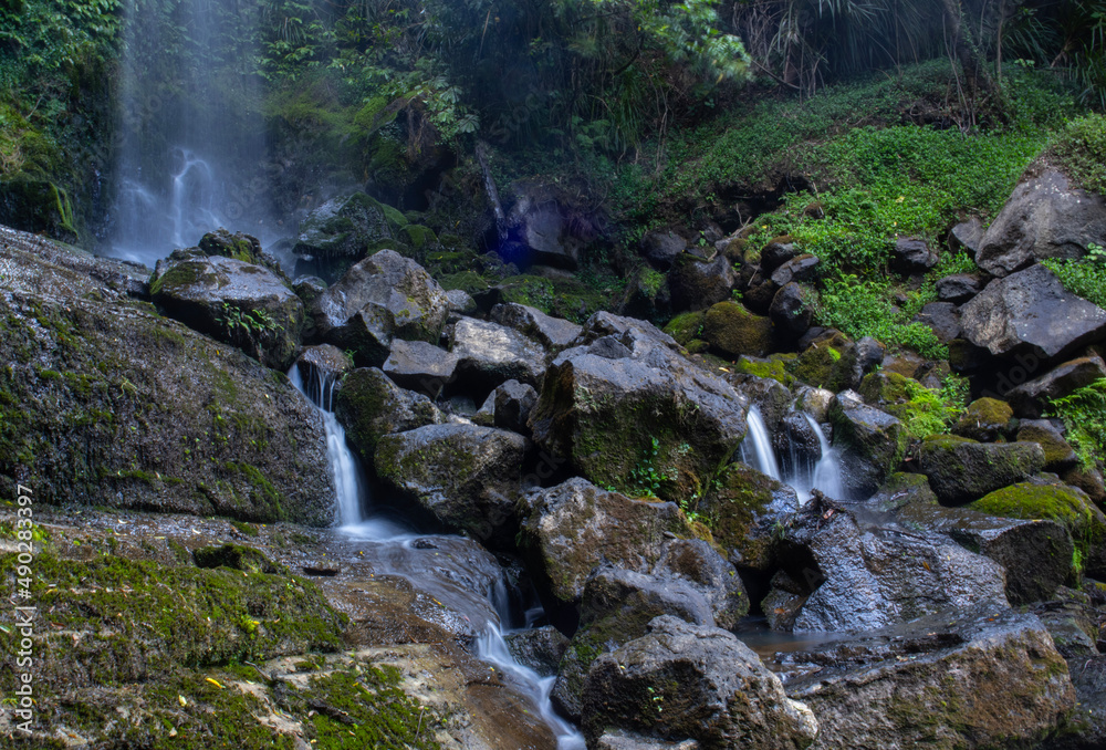 Fototapeta premium waterfall in the mountains